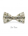 FUREN - NOEUD PAPILLON ENFANT ou ADO - BEIGE, KAKI & VERT SAUGE
