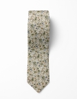 FUREN - FLORAL TIE - BEIGE, KHAKI & SAGE GREEN