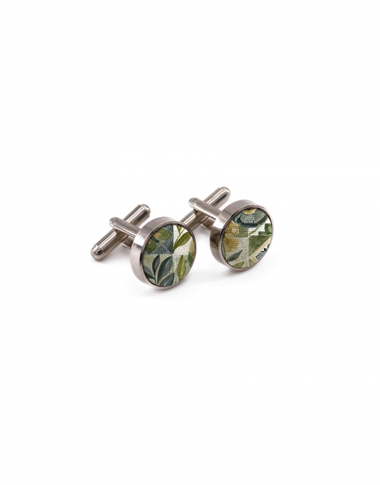 AKAN - FLORAL CUFFLINKS
