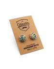 AKAN - FLORAL CUFFLINKS