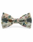 ERIMO - FLORAL BOW TIE - CLASSIC - BLUE, RUST, TERRACOTTA & GREEN