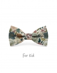 ERIMO - KID or TEEN BOW TIE - BLUE, RUST, TERRACOTTA & GREEN
