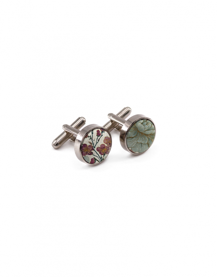 ERIMO - FLORAL CUFFLINKS
