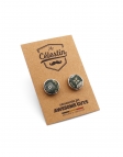 PORO - FLORAL CUFFLINKS