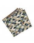 KITAMI - POCHET - BLAUW, BEIGE & KAKI