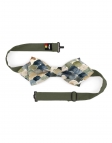 KITAMI - BOW TIE - DIAMOND - BLUE, BEIGE & KHAKI