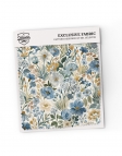 TOMARI - FLORAL BOW TIE - CLASSIC - BLUE, OCHRE & GREEN