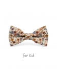 TATENO - KID or TEEN BOW TIE - TERRACOTTA, RUST & VIOLET