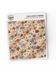 TATENO - FLORAL BOW TIE - DIAMOND - TERRACOTTA, RUST & VIOLET