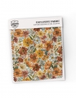 KARIBA - FLORAL POCKET SQUARE - TERRACOTTA, RUST & GREEN