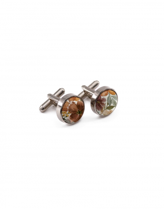 KARIBA - FLORAL CUFFLINKS