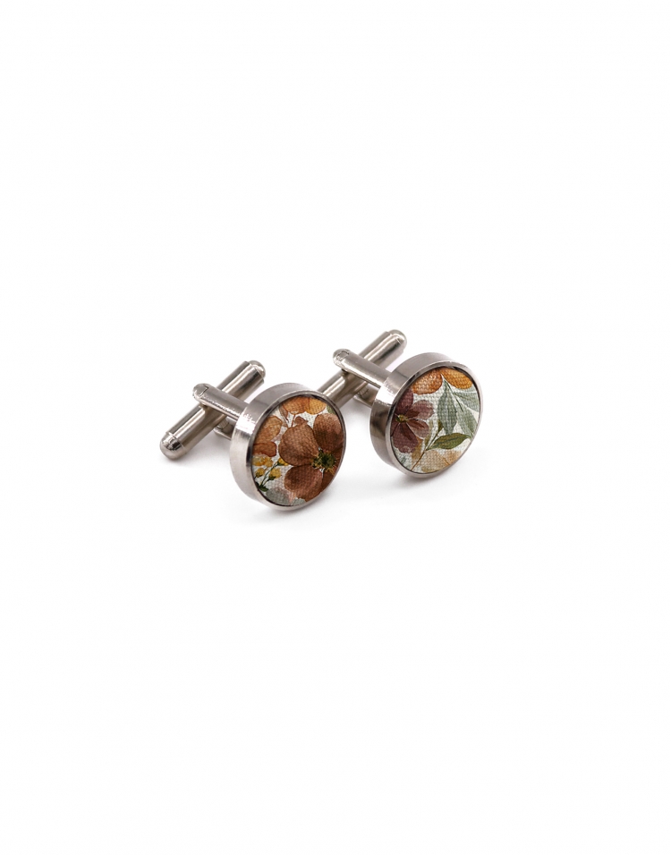 KARIBA - FLORAL CUFFLINKS