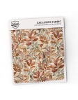 MARU - FLORAL BOW TIE - DIAMOND - TERRACOTTA & KHAKI