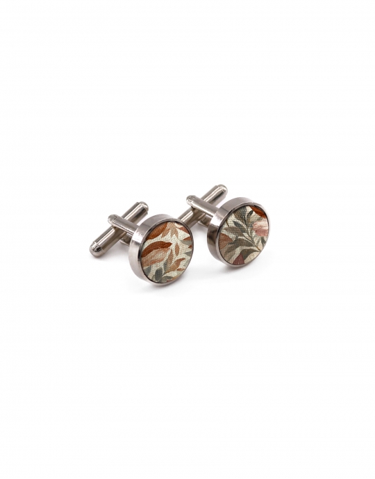 MARU - FLORAL CUFFLINKS