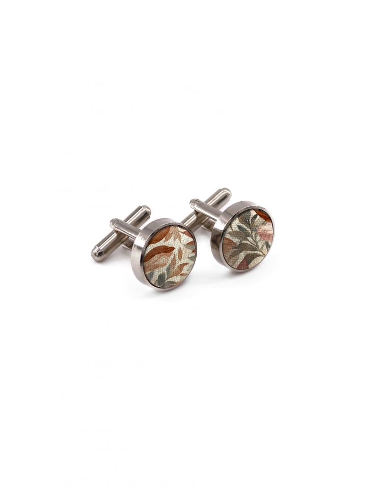 MARU - BOUTONS DE MANCHETTE FLEURIS
