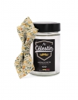 KINOKO - FLORAL BOW TIE - DIAMOND - OCHRE YELLOW & GREEN