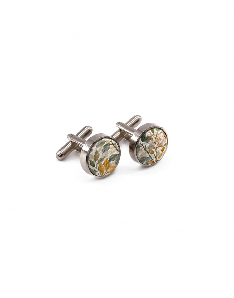 KINOKO - FLORAL CUFFLINKS