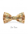 SOYA - KID or TEEN BOW TIE - TERRACOTTA & OCHRE YELLOW