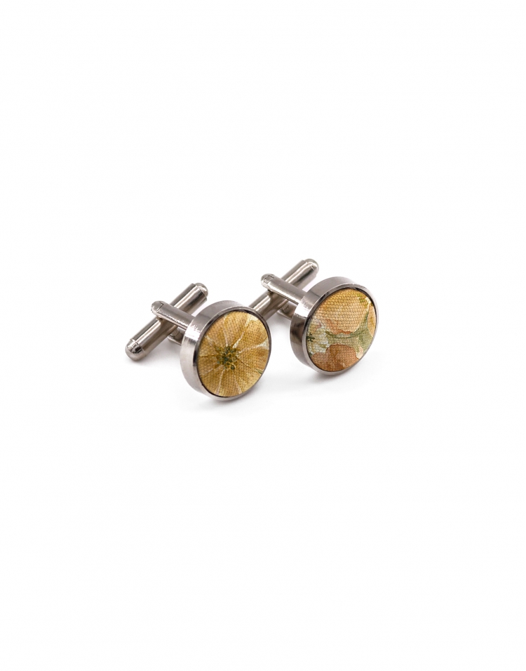SOYA - FLORAL CUFFLINKS
