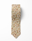 SARAKI - DAS - BLOEMMOTIEF - TERRACOTTA & OKERGEEL