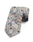 INAO - DAS - BLOEMMOTIEF - BLAUW, PAARS, ROZE & KAKI