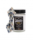 BUDO - BLOEMEN STRIK - DIAMOND - BLAUW, BORDEAUX & BEIGE