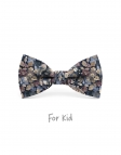 KAMUI - NOEUD PAPILLON ENFANT ou ADO - BLEU MARINE, BORDEAUX & BEIGE