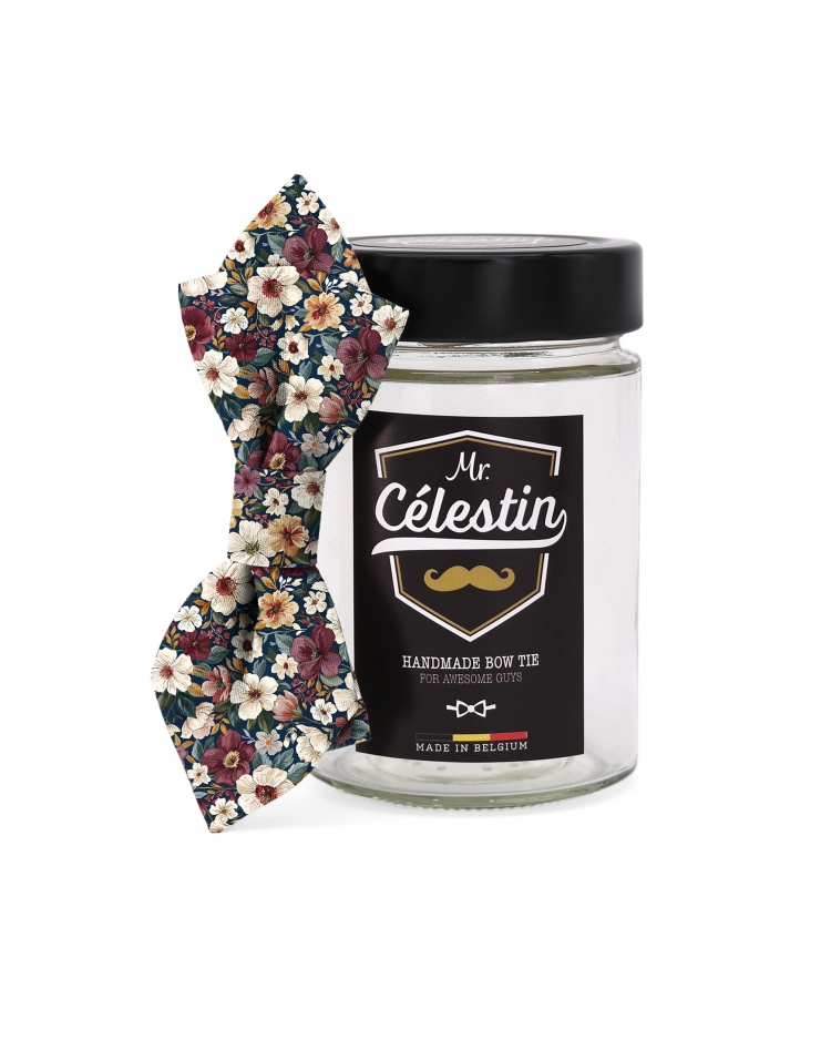 MOTTA - BLOEMEN STRIK - DIAMOND - BORDEAUX, GROEN, WIT & HONING