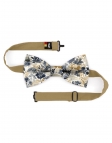 RAKKO - BLOEMEN STRIK - CLASSIC - BLAUW, GRIJS & BEIGE