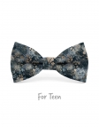 SHARI - STRIK VOOR KINDEREN OF TIENERS - MARINEBLAUW & BEIGE