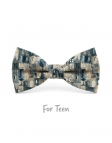 SHUDO - STRIK VOOR KINDEREN OF TIENERS - BLAUW, BEIGE & OKER