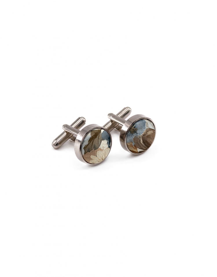 OBAKO - FLORAL CUFFLINKS