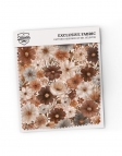 MORI - FLORAL BOW TIE - CLASSIC - BEIGE & BROWN