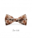 MORI - NOEUD PAPILLON ENFANT ou ADO - BEIGE & BRUN