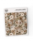 NEMURO - NOEUD PAPILLON FLEURI - CLASSIC - BEIGE, BRUN & KAKI