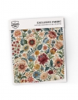 NAYORO - NOEUD PAPILLON FLEURI - CLASSIC - BORDEAUX, ROSE, VERT & CARAMEL