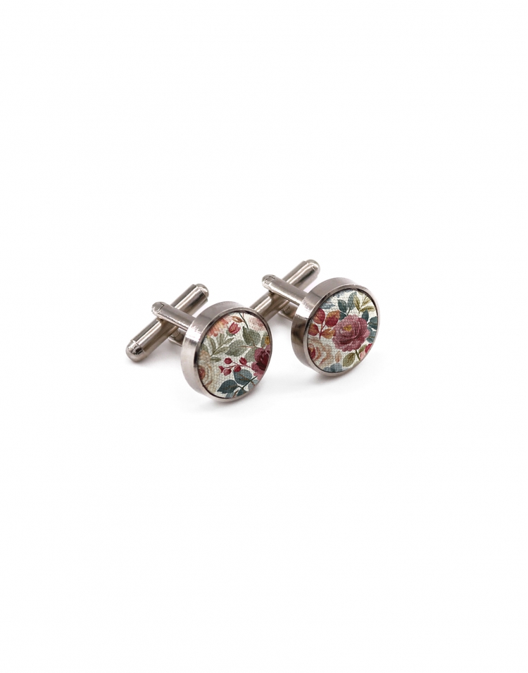 ENIWA - FLORAL CUFFLINKS