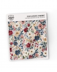 TOYONI - FLORAL BOW TIE - CLASSIC - BURGUNDY, PINK, BLUE & BEIGE