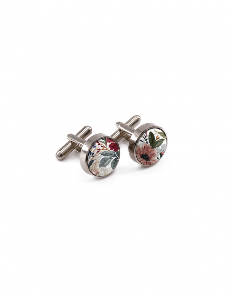 TOYONI - FLORAL CUFFLINKS