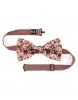 OBANA - BLOEMEN STRIK - CLASSIC - BORDEAUX & ROZE