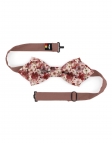 OBANA - BLOEMEN STRIK - DIAMOND - BORDEAUX & ROZE