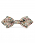 SAMANI - NOEUD PAPILLON FLEURI - DIAMOND - ROSE, VERT & BLEU