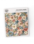 TESHIO - FLORAL BOW TIE - CLASSIC - PINK, BLUE & KHAKI