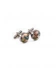 TESHIO - FLORAL CUFFLINKS