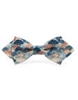 HIDAKA - NOEUD PAPILLON - DIAMOND - ROSE, BLEU & BEIGE