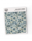 SUKAI - POCKET SQUARE - TURQUOISE, TEAL & BEIGE