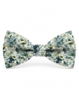 OMA - FLORAL BOW TIE - CLASSIC - TURQUOISE & TEAL