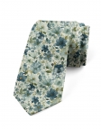 OMA - FLORAL TIE - TURQUOISE & TEAL