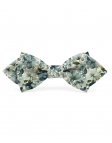 OMA - FLORAL BOW TIE - DIAMOND - TURQUOISE & TEAL