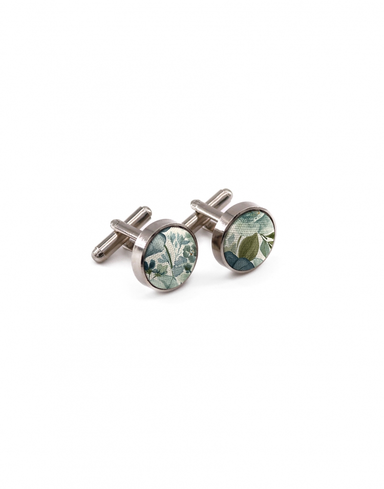 OMA - FLORAL CUFFLINKS